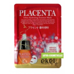 EKEL Маска с экстрактом плаценты "Placenta Ultra Hydrating Essence Mask" 1 шт.